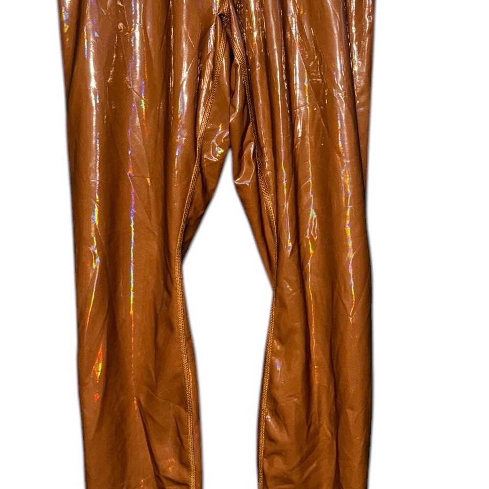 Shiny Brown Pants